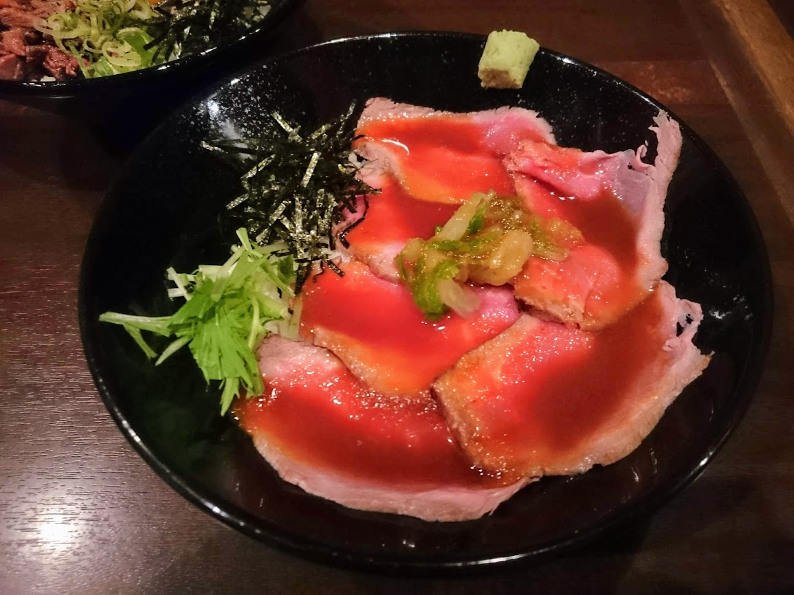 京橋にある 肉バル食堂キャメルダイナープラス で絶品ローストビーフ丼 大阪グルメ情報 大阪グルメ情報